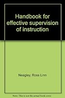 Handbook for effective supervision of instruction B0006AYU3W Book Cover