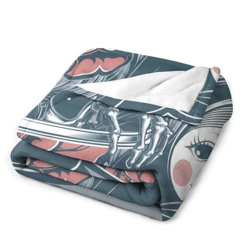 Couverture poupée japonaise flanelle douce 150x200cm : le cadeau idéal pour le canapé - 4