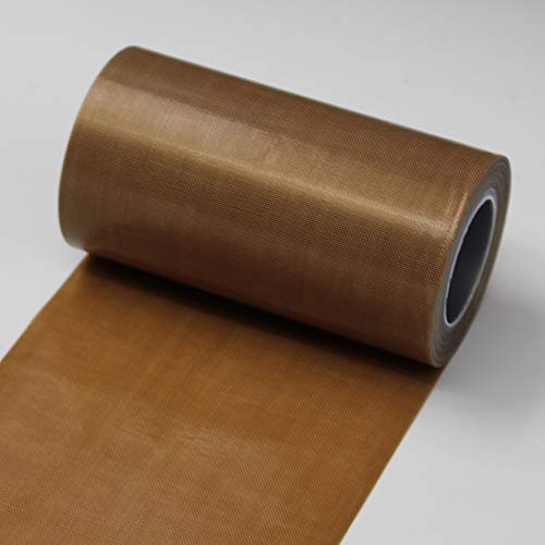 Image of PTFE Tape Coated Fiberglass Fabric, High Temperature Adhesive Teflon Tape Perfect for Vacuum, Hand and Impulse Sealers FoodSaver 1 inch x 11 Yard