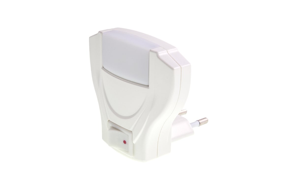 GSC Right Angle Night Light with Switch 1 W 230 V, White