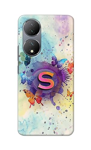 Image of PRINTFIDAA� Printed Hard Back Cover Case for Vivo T2 5G Back Cover (Alphabet S) -2808