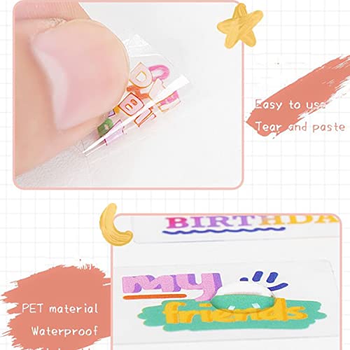 Molneso 160Pcs Tiny Inspirational Stickers For Kids Small Clear Quote Stickers Transparent Motivational Sticker For Scrapbooking Journaling Water Bottles Resin Art Positive Affirmation #TOP5
