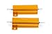 LM YN 50 Watt 1K Ohm 1000 Ohm 5% Wirewound Resistor Electronic Aluminium Shell Resistors Gold (Pack of 2)