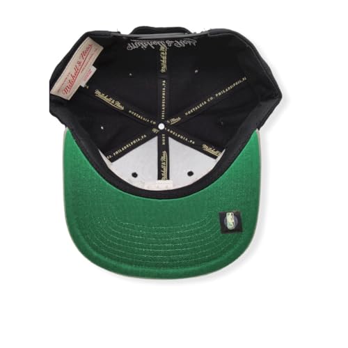Mitchell & Ness San Antonio Spurs Blackout Snapback miniatura 5