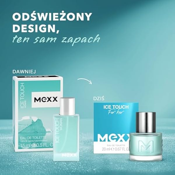 Туалетная вода Mexx Ice Touch для женщин со свежим цветочным ароматом 20 мл