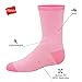 Hanes Girls' Big Ultimate Fashion, Lightweight Stretch Crew Socks, Assorted 10-Pair Pack, Small, Pink/Grey/Blue/Lavender, Large