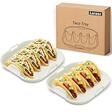 Lanasz Silicone Taco Plates Set of 2 – Non-Slip & Heat-Resistant Taco Holder for Parties, Picnics & Family Dinners
