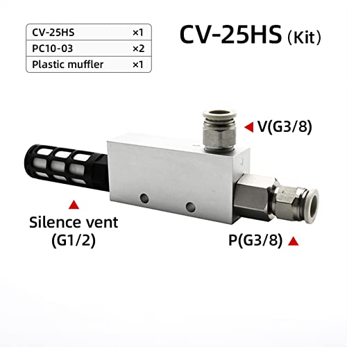 Pression pneumatique instable ? Utilisez l'éjecteur d'air ACV CV-20 - 3