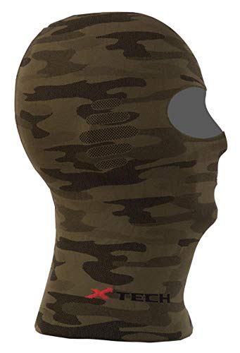 Xtech XT106 Balaclava Helmet, Camo Green (One Size Fits All) - Grün, Unica