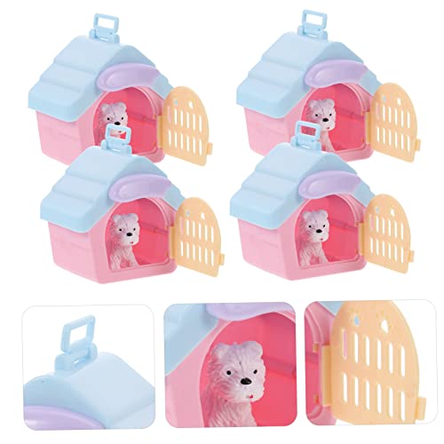 ERINGOGO 4 Conjuntos De Brinquedos Para Filhotes De Canil Para Crianças Acessórios Para Cães Cama De
