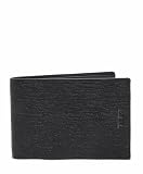 Tumi Mens Slim Single Billfold Black Embossed One Size
