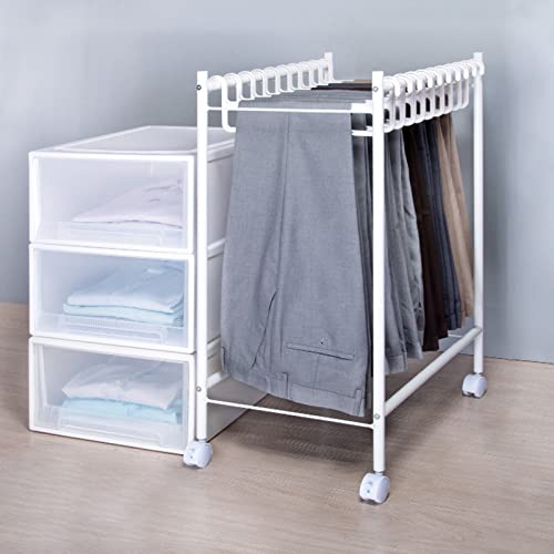 Organisateur de placard pour pantalons contre les vêtements froissés
