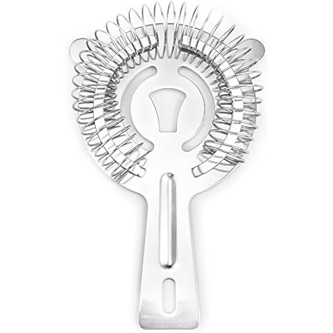Stainless Steel Hawthorne Cocktail Strainer for Bar, Restaurant, or Home by Cocktailor Cover