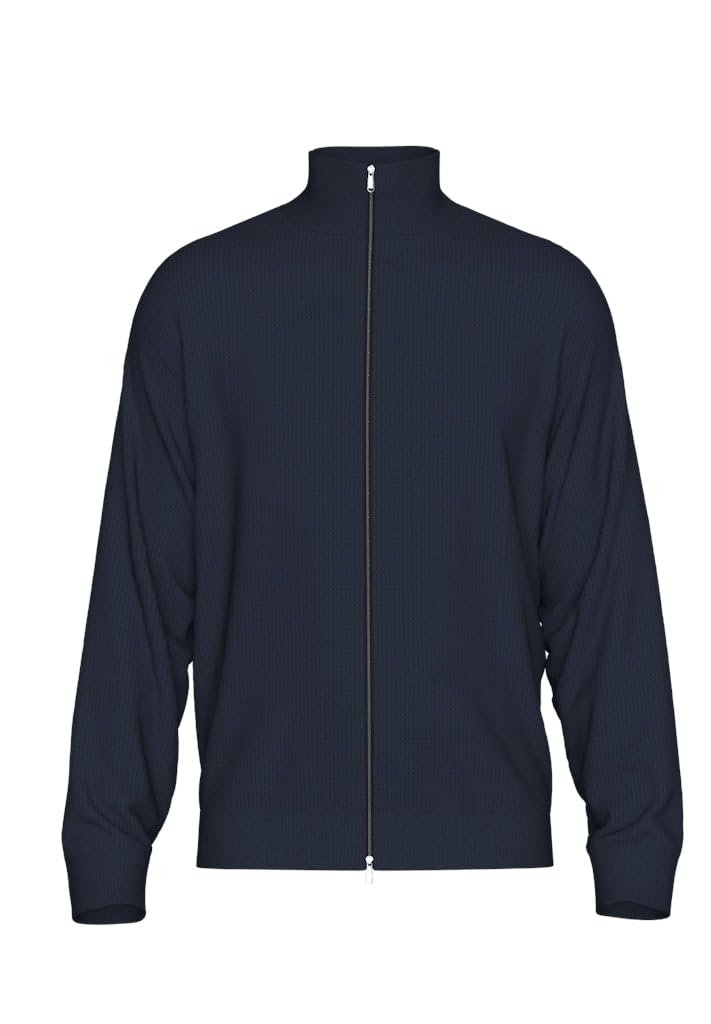 Selected Homme Herren Slhdane Ls Knit Structure Full Zip Strickjacke