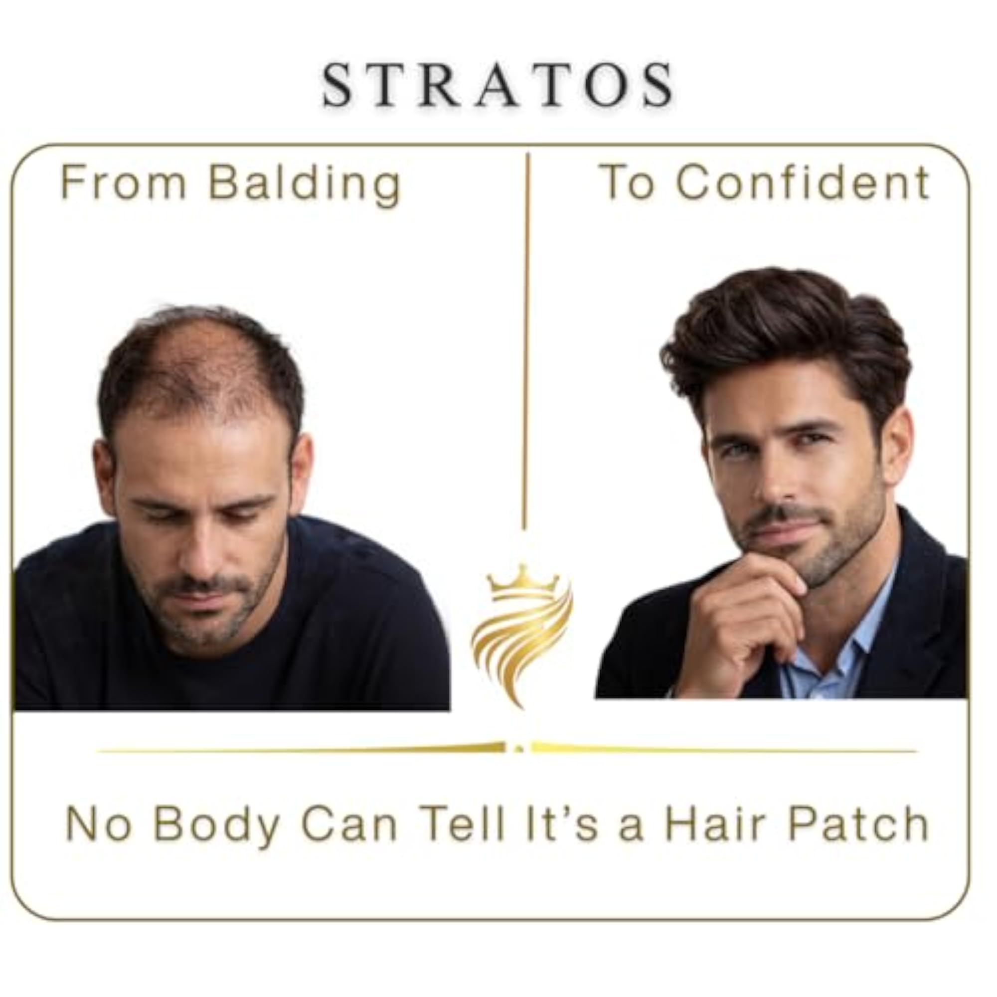 MONO SERIES DURABLE Human Hair Patch for Men