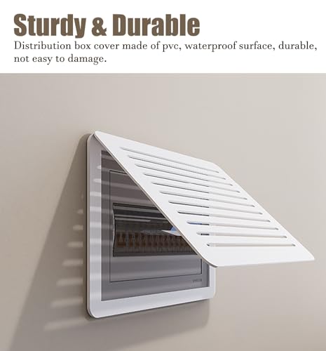 Cubierta de caja de medidor eléctrico con agujeros de ventilación, caja de fusibles de plástico transpirable para disyuntor