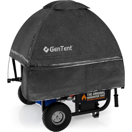 GenTent Open Frame Running Cover Universal Kit Generator Tent (Black Original - Standard)