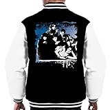  All+Every The Breakfast Club Characters Together Brush Stroke Men\'s Varsity Jacket