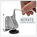 Fulton Heavy Duty Adjustable Leveling Feet Ideal for Desks, Tables, Shelving Units, Cabinets and Furniture - Includes 4 Leg Levelers, Side Mount Adjustable Feet Levelers