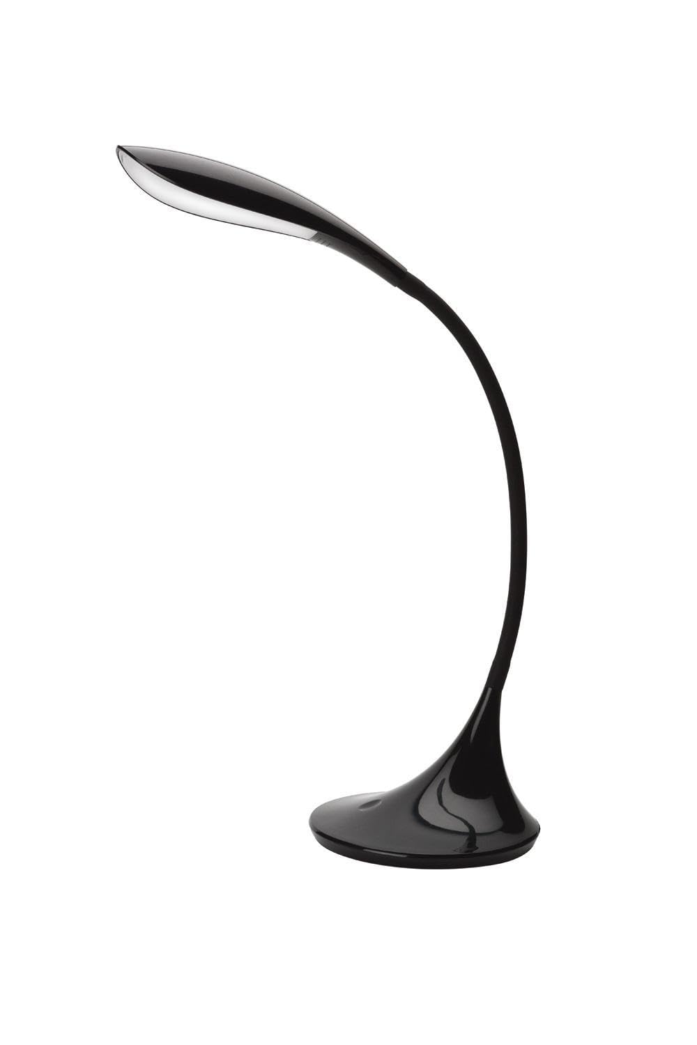 Lámpara de mesa Flex Perenz 6034N cuerpo en plástico flexible negro bombilla LED incluida 4,5W 385LM 3000K