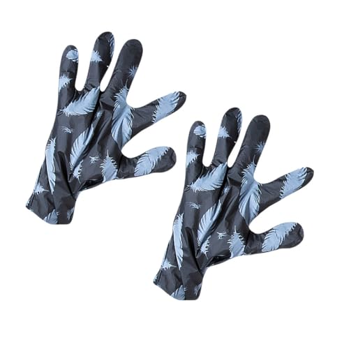 LALADEFIEE Maschera per le Mani al Fango Lavico Guanti Nutrienti Idratanti per la Cura delle Mani Secche e Rugose Maschere Esfolianti Corte per Uomo e Donna