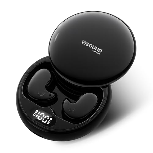 VISOUND Drift Earbuds VionB Wireless Bluetooth Noise Cancelling Earbuds for Small Ears Ultra Comfortable Wireless Ear Buds with Mic Noise Isolation No Ear Pressure IP6 Waterproof Ear Buds