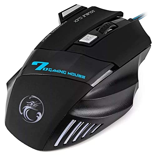 Mouse Gamer Profissional Laser 3200dpi Usb Led 7 Botões Botão Double Click Pc Notebook Mac Ps4 Ps5 X