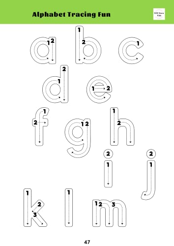 Capital + Small Alphabets Writing Activity Book for Nursery Kids. 80 Pages Write Practice Capital Small Letters and Learn Phonics