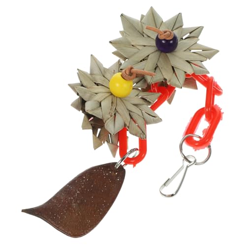 GANAZONO Bird Chew for Parrots Scratch Parakeet Swing Accessory Rustic Design and for Lovebirds and Budgies for and