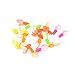 Ireav Soft Rubber Gold Fish - 50 Pieces Small Goldfish Bath Toy Christmas Birthday Party Kids Toy Plastic Simulation Small Goldfish