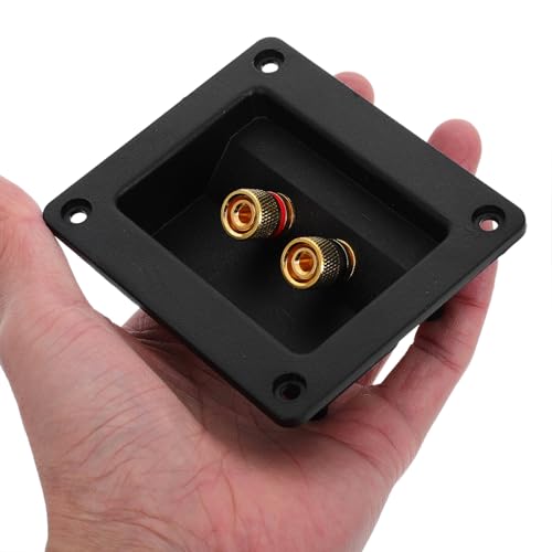 Caja de conexiones de audio con terminal de caja de altavoz de alta fidelidad y aislamiento 4
