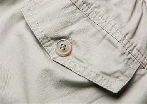 Men Straight Cotton Trousers Baggy Loose Long Wrinkle Wide Pants4