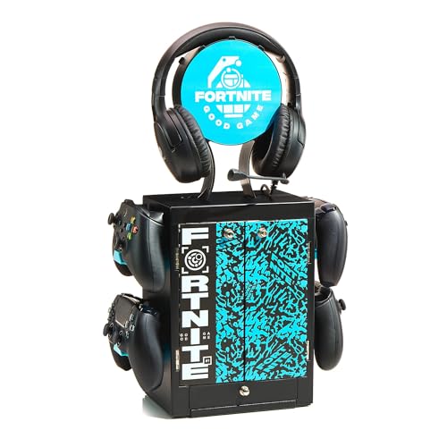Numskull Offizieller Fortnite Good Game Gaming-Locker & Aufbewahrungsständer – Platz...