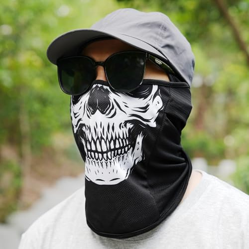 Image of Balaclava Ski Mask, Sun UV Protection Breathable Full Head Face Mask for Men Women Skiing Cycling