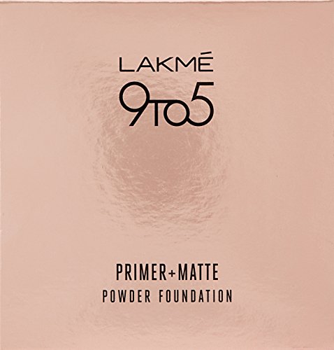 Image of Lakme 9 to 5 Primer with Matte Powder Foundation Compact, Natural Light, 9g (Pack of 3)