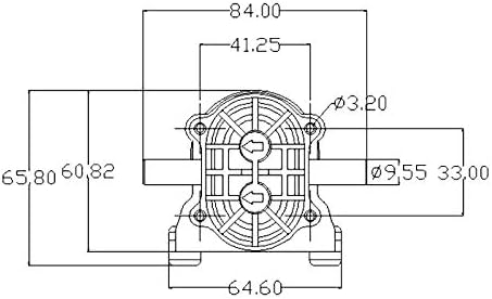 24V Micro Gear Pump, High Temperature Corrosion Resistant, DC Self-priming, High Pressure, Black