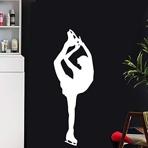 Tianpengyuanshuai Figure skating wall stickers vinyl decals home decor art decoration ornaments murals car glass decals31X90cm