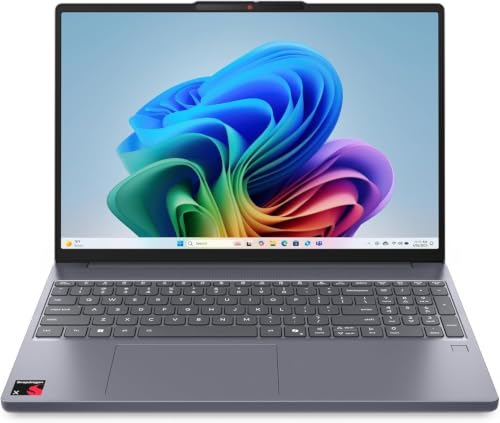 Image of Lenovo IdeaPad Slim 3X Home Student Business Laptop 2025, 15.3 inch 2K (1920x1200) Touchscreen, 8-Core Snapdragon X X1-26-100, 16GB LPDDR5x RAM, 512GB SSD, FPReader, Wi-Fi 7, Webcam, Copilot Windows 11