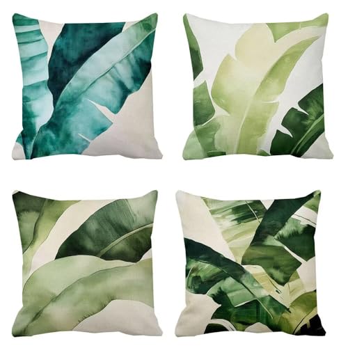 Lionhai Cuscini da Esterno Impermeabili 50 x 50 Cuscini per Divano pianta Quadrate velluto Cuscino da Esterno Impermeabili Moderno Confortevole Cuscino Decorativi Arredo Giardino Semplicità g-473