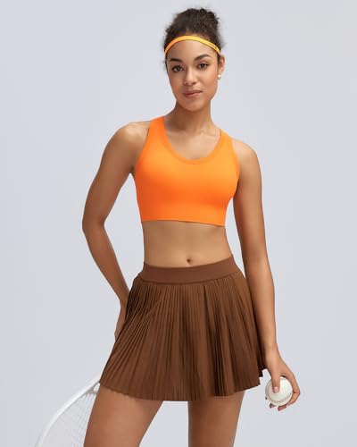 Image of RUNNING GIRL Sports Bra for Women High Support, Criss-Cross Back Padded Strappy Sports Bras Yoga Bra with Removable Cups