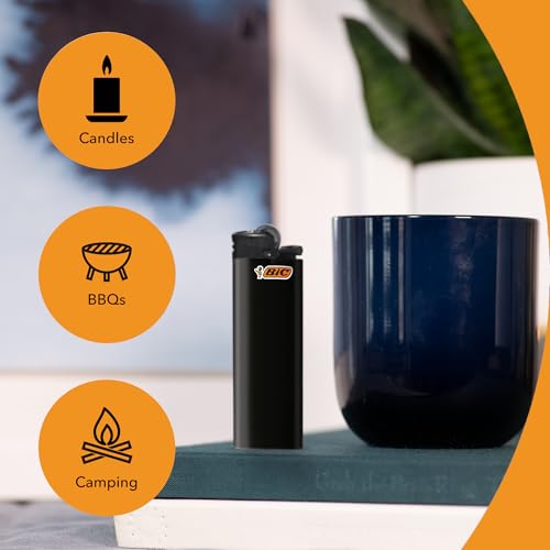 BIC Maxi Pocket Lighters, All Black, 8-Pack - image 4