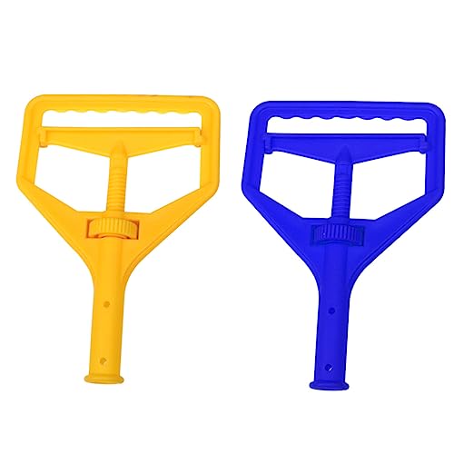 KOMBIUDA Replacement Mop Head Clamp 2pcs Plastic Mop Head Accessories for Commercial Wet Mop Easy to Use Random