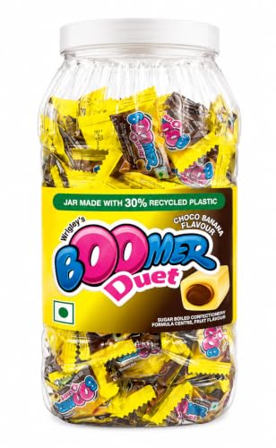Image of Wrigley's Boomer Duet, Banana (150 Pieces) - Banana, 600 G