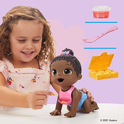 Muñeca Baby Alive Lil Snacks 8 pulgadas con accesorios miniatura 4