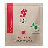 Essse Caffè Intenso 100 Cialde Compostabili 7 g Miscela Arabica e Robusta Espresso Corposo e Persistente 700 g Totali