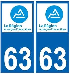 Autocollant Département 38 Isère Ancien Logo Pour Plaque