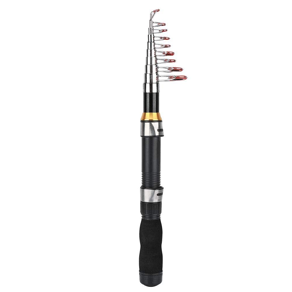 Fishing Rod Pole Portable Small Short Sea Pole Mini Sea Fishing Tools Fishing Rod for Travel Seawater water Bass Trout Fishing