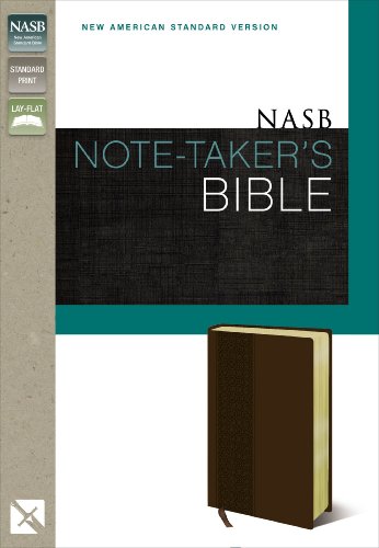 NASB, Note-Taker's Bible, Leathersoft, Brown, Red Letter Edition