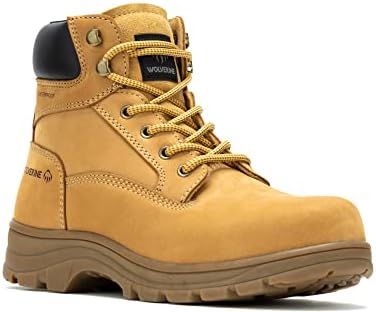 Wolverine Men's Carlsbad Waterproof 6" Construction Boot, Wheat, 11.5 X-Wide | Image 1