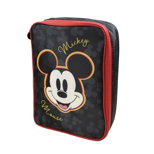 DAC - Estojo Box em Tecido com Divisória - Mickey